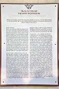 Vranov  Pantheon  informan tabule na letohrdku