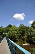 Lubno  pohled z mostu pes Ostravici k lokalit
