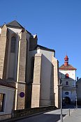 Jarom  kostel sv. Mikule a mstsk brna