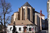 Jarom  kostel sv. Mikule a mstsk brna