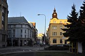 Moravsk Ostrava  pohled k mstu hradu Zmeckou ulic