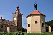 Droukovice  zvonice a kostel