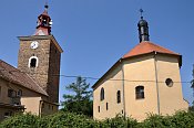 Droukovice  zvonice a kostel