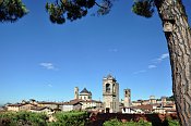 Bergamo  Citta Alta z hradu