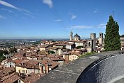 Bergamo  Rocca, pohled na Citta Alta