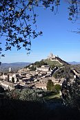 Assisi  Rocca Maggiore od JV