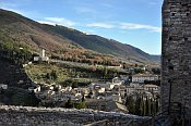 Assisi  Rocca Minore z Rocca Maggiore