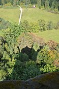 ubovniansky hrad  pohled z bergfritu