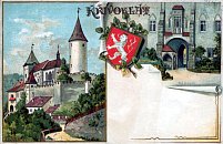 Kivoklt  pohlednice z r. 1900