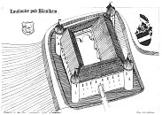 Louovice pod Blankem r. 1550 podle L. Svobody