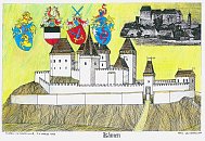 Kamen podle castles.cz a vyobrazeni FA. Hebera 1848