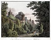 Prask hrad z Jelenho pkopu  A. Pucherna podle F. K. Wolfa (1796)