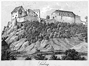 Ostroh-Seeberg podle F. A. Hebera (1848)