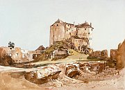upiansky hrad z ndvo na obraze Thomase Endera
