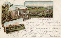 Kunvart a Strn na pohlednici z r. 1896