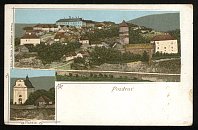 Rataje nad Szavou a Pirktejn  pohlednice (1900)