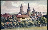 Domalice  Chodsk hrad  pohlednice (1921)