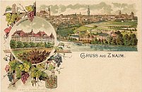 Louka a Znojmo  pohlednice (1898)