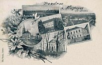 Hustopee nad Bevou  pohlednice (1903)