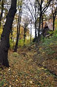 Hrad u val  dol potoka za nm se hrad nachz