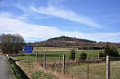 Osule – pohled na vrch od SV