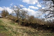 Hůrka – zdivo u přístupové cesty