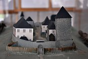 Hradec nad Moravic  model stedovk podoby hradu