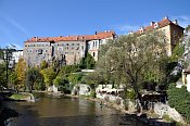 esk Krumlov  pohled na horn hrad