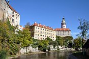 esk Krumlov  pohled od Vltavy