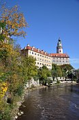 esk Krumlov  pohled od Vltavy