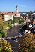 esk Krumlov  pohled z ptho ndvo