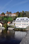 Romberk  horn hrad z mostu pes Vltavu