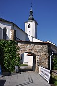 Lanškroun – kostel sv. Václava ze zámecké zahrady