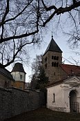 Neustupov – věž zámku a kostela