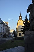 Moravská Ostrava – pohled k místu hradu Zámeckou ulicí