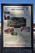Dalečín – informační tabule u zámku