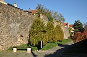 Jihlava – hradební parkán na JV straně