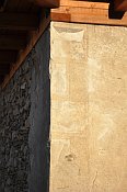 Prostředkovice – špýchar – detail sgrafit