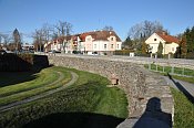 Soběslav – SV část městských hradeb (Dolní příkopy)
