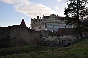 Horšovský Týn – městské opevnění navazující na zámek