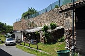 Toužim – městské hradby na jižní straně