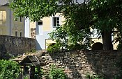 Plan  hradby u kostela a fary