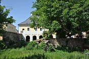 Plan  hradby u kostela a fary