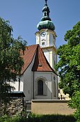 Plan  hradba u kostela