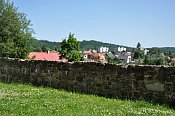 Plan  hradba u kostela