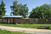 Plan  hradba u kostela