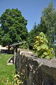 Plan  hradba u kostela