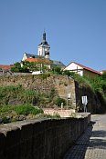 Stbro  hradby na JZ stran od Mosteck ve