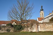Soběslav – hradby na jižní straně (Havlíčkovo nábřeží)