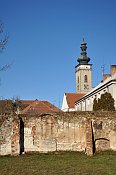 Soběslav – hradby na jižní straně (Havlíčkovo nábřeží)